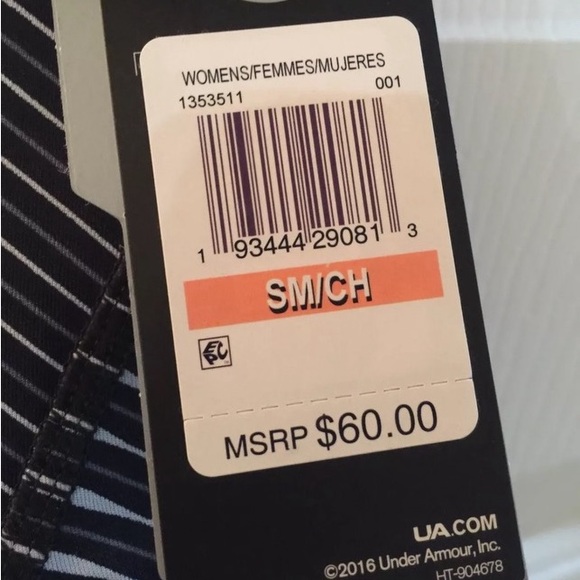 Under Armour leggings womens  pants HeatGear® Fly Fast Printed Capri’s NWT - Picture 7 of 9